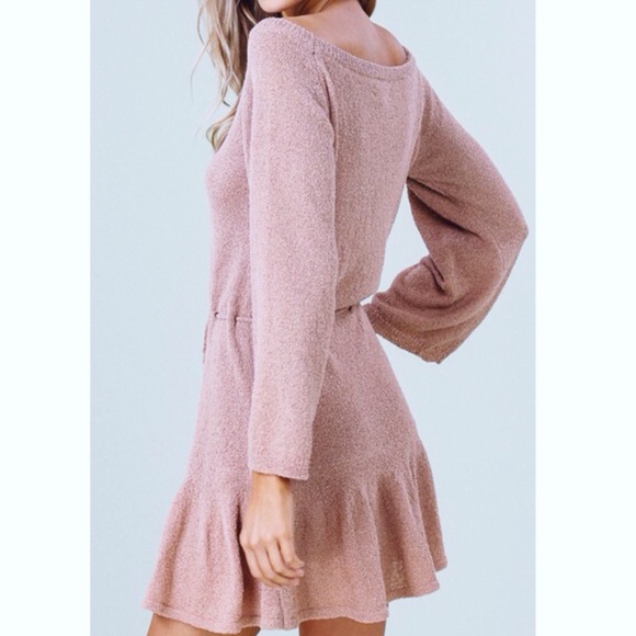 LAST ONE! Off shoulder sweater dress - Picture 5 of 5